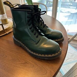 Dr. Martens Forest Green Lace-Up Boots